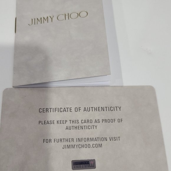 NWT's ✅ Jimmy Choo Grainy Calf Leather Bag NWT Authenticity - Picture 5 of 12